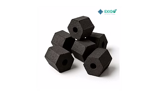 Hexagonal shaped Coconutshell Charcoal