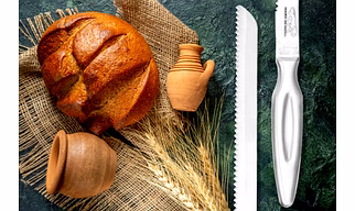 SS BREAD KNIFE (SIZE: 335 MM)