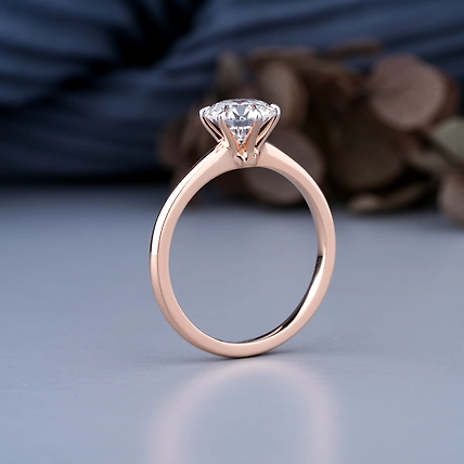 0.25 Carat 10K Rose Gold The Leya Engagement Ring-2