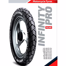 steelbird 2-75-18 infinity pro rear tube type tyre
