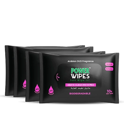 ABAYA WIPES by POWERWIPES, LUXURY PREMIUM WIPES