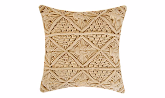 macramé cushion