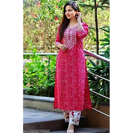 aashish fashion daily use pink kurta set