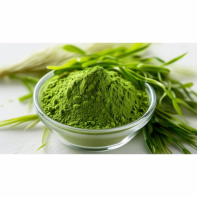 organic wheat grass powder