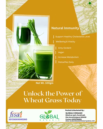 Organic Wheat Grass Powder-100gm-1