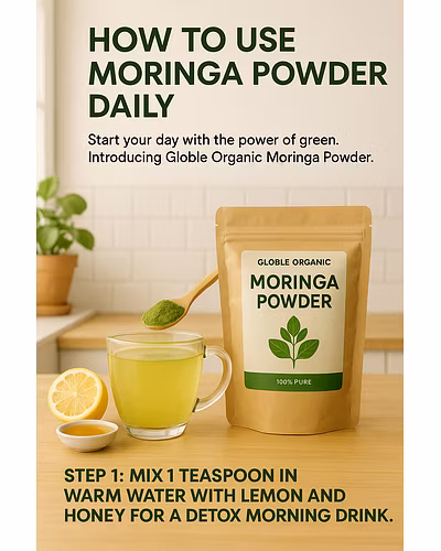 Organic Moringa Powder-100Gm-6