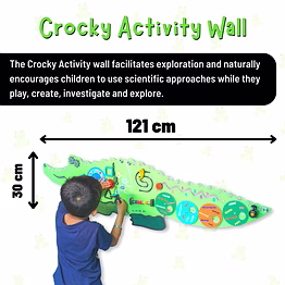 crocky busy board wall panel
