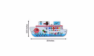 Sea Ship Busy wall Board