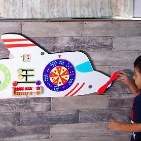 Aeroplane Rugged Wall Busy Board