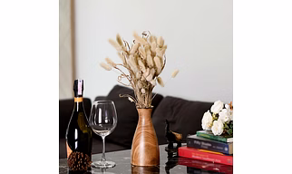Handmade Wooden Flower Pot – Elegant & Eco-Friendly Planter