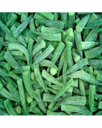 Frozen okra cut-2