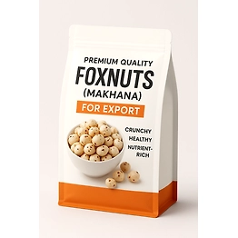 FARMETS FRESH Premium Quality Foxnuts (Makhana) for Export – Crunchy, Healthy & Nutrient-Rich