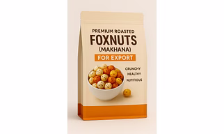 Premium Roasted Foxnuts (Makhana) for Export – Crunchy, Healthy & Nutritious with various flavours