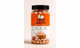 Premium Quality Chilli Garlic Flavor Roasted Makhana – Bold, Crunchy, and International-Grade Super Snack