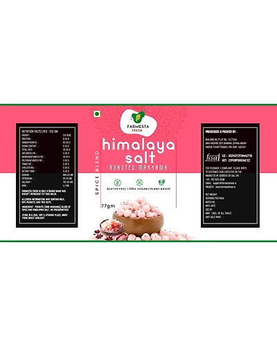 Farmesta Fresh Himalaya Salt Roasted Foxnut Makhana – 80gm-2