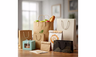 Sustainable, Eco Friendly, bio-degradable Paper Bags