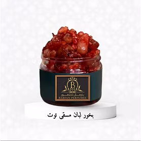 Frankincense incense watered with berries