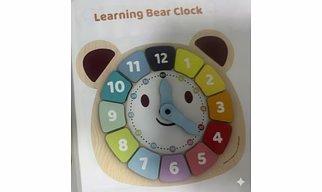 Totari Learning Bear Clock
