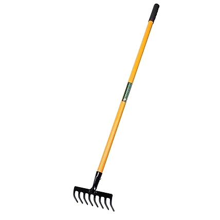 FALCON GARDEN RAKE FRWH-08 (With Steel Handle &amp; Grip)-1