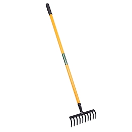 FALCON GARDEN RAKE FRWH-10 (With Steel Handle & Grip)