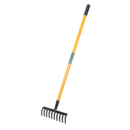 FALCON GARDEN RAKE FRWH-10 (With Steel Handle &amp; Grip)-1
