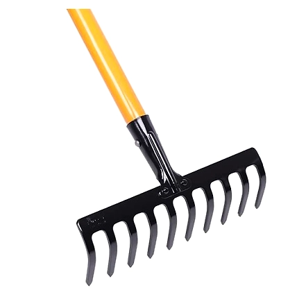 FALCON GARDEN RAKE FRWH-10 (With Steel Handle &amp; Grip)-2