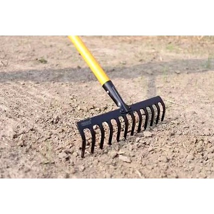 FALCON GARDEN RAKE (With Steel Handle &amp; Grip) FRWH-12-2