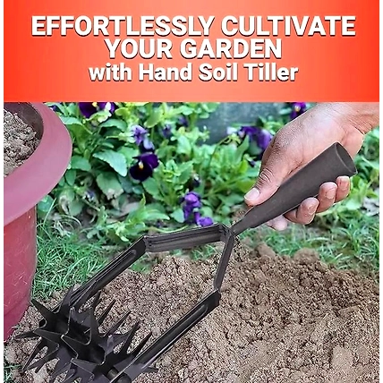 FALCON HAND SOIL TILLER WITH WEEDING BLADE FGHT-308-3