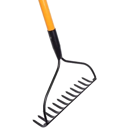 FALCON GARDEN BOW RAKE (With Steel Handle &amp; Grip)  FBRH-0121-1