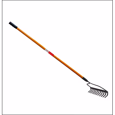 FALCON GARDEN BOW RAKE (FBRH-0121)  (With Steel Handle &amp; Grip)-12709727