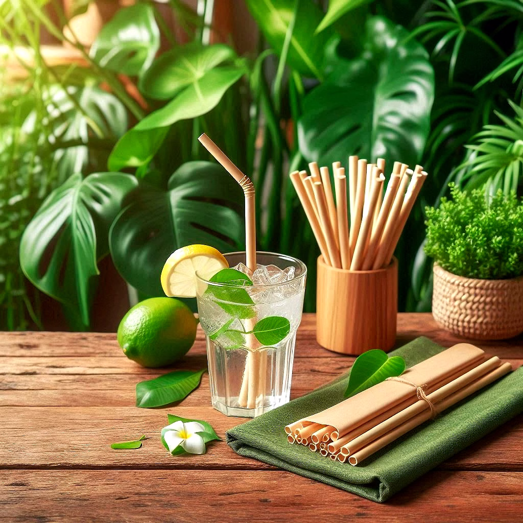 Areca Leaf Straw image 1