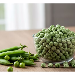 premium 100% natural freeze dried green peas – long shelf life, export quality, non-gmo by nutrajun llp (india)