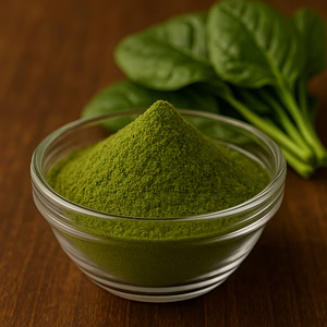 Premium  Freeze Dried Spinach Powder – Retains Fresh Color & Nutrition | Nutrajun LLP, India