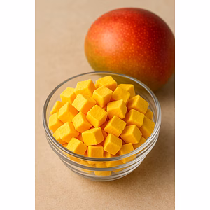 Premium Freeze Dried Mango Cubes – Naturally Sweet, Long Shelf Life & Export Quality | Nutrajun LLP India