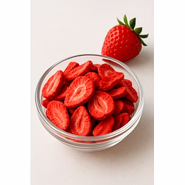 freeze dried strawberry slices – natural fruit snack | nutrajun llp