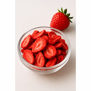 Freeze Dried Strawberry Slices – Natural Fruit Snack | Nutrajun LLP