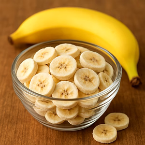 Premium Freeze Dried Banana Slices – Naturally Sweet, Crispy & 100% Real Fruit | Nutrajun LLP India