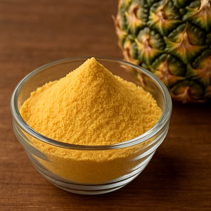 Premium Freeze Dried Pineapple Powder – Tropical Sweetness, Natural Aroma & Export Quality | Nutrajun LLP India