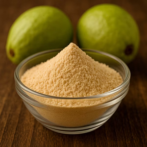 Freeze Dried White Guava Powder – 100% Natural, Long Shelf Life, Export Quality by Nutrajun LLP (India)