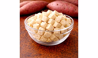Premium Freeze Dried Sweet Potato Cubes – 100% Natural Vegetable Cubes for Snacks, Soups & Healthy Foods