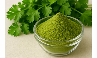 Premium Freeze Dried Coriander Powder – 100% Natural Coriander Leaf Powder for Seasoning, Sauces & Food Applications