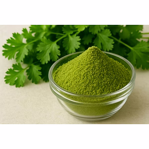 Premium Freeze Dried Coriander Powder – 100% Natural Coriander Leaf Powder for Seasoning, Sauces & Food Applications