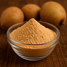 nutrajun premium freeze dried chikoo (sapota) powder – 100% natural fruit powder for smoothies, desserts & health foods