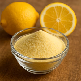 nutrajun freeze dried lemon powder – natural citrus powder for beverages, seasoning & food applications