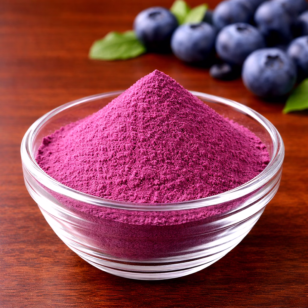 premium freeze dried blueberry powder – natural fruit powder for beverages, bakery & food processing