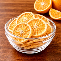 nutrajun premium freeze dried orange slices – natural dried fruit ingredient