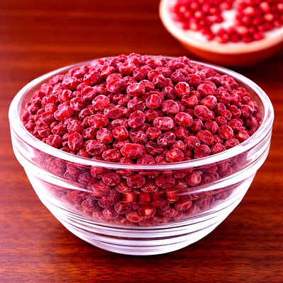 nutrajun premium freeze dried pomegranate arils – natural dried fruit ingredient