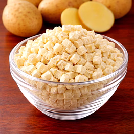 nutrajun premium freeze dried potato cubes– natural dried vegetable ingredient