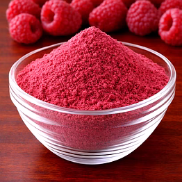 nutrajun freeze dried raspberry powder – natural dried fruit powder