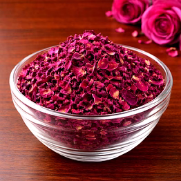 nutrajun premium freeze dried rose flakes – natural dried flower flakes
